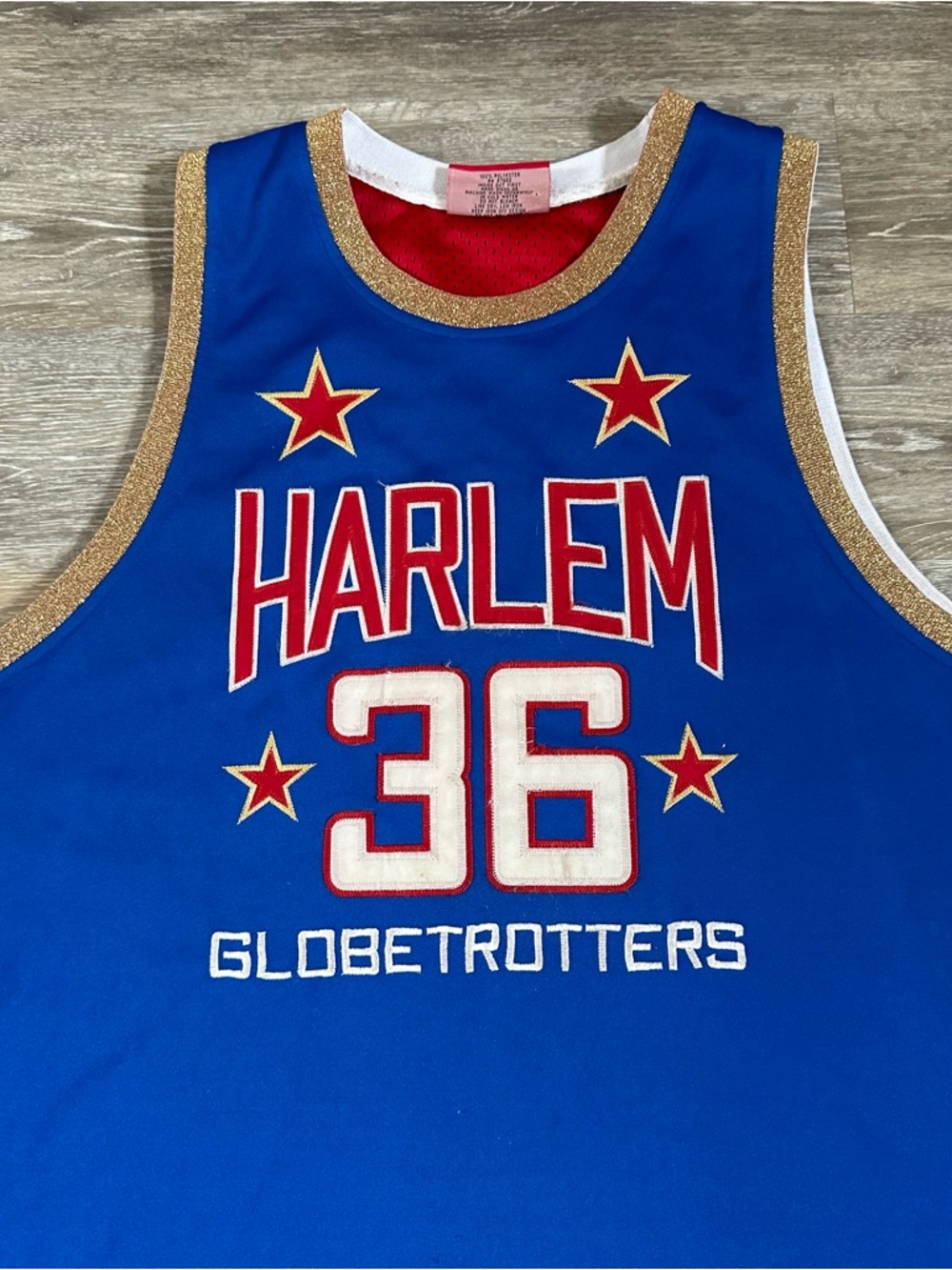Vintage Harlem Globetrotters Jersey Lemon #36 Platinum Fubu Throwback Men’s XL - Picture 5 of 10
